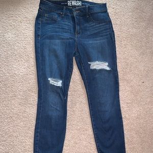 Dark Ripped Skinny Jeans